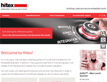 Tablet Screenshot of hitex.com