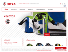 Tablet Screenshot of hitex.cz
